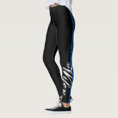 Dünne blaue Linie Wifey Leggings (Links)