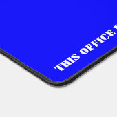 [Dünne blaue Linie] Zurück zur blauen Polizei Schreibtischunterlage (Ecke)