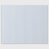 Dünne blaue Streifen Geburtstag Geschenkpapier (Flach)