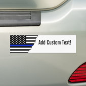 Dünne Blue Line-amerikanische Flagge Autoaufkleber (Auf Auto)