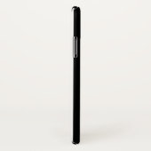 Dünne Blue Line-amerikanische Flagge Case-Mate iPhone Hülle (Hinten/Rechts)