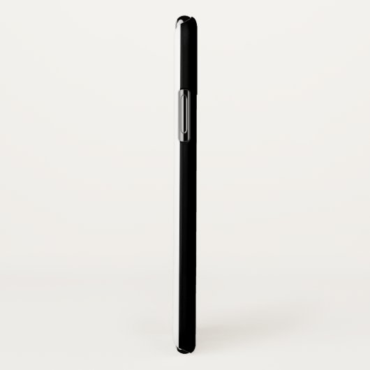 Dünne Blue Line-amerikanische Flagge Case-Mate iPhone Hülle (Hinten/Rechts)