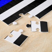 Dünne Blue Line-amerikanische Flagge Puzzle (Seite)