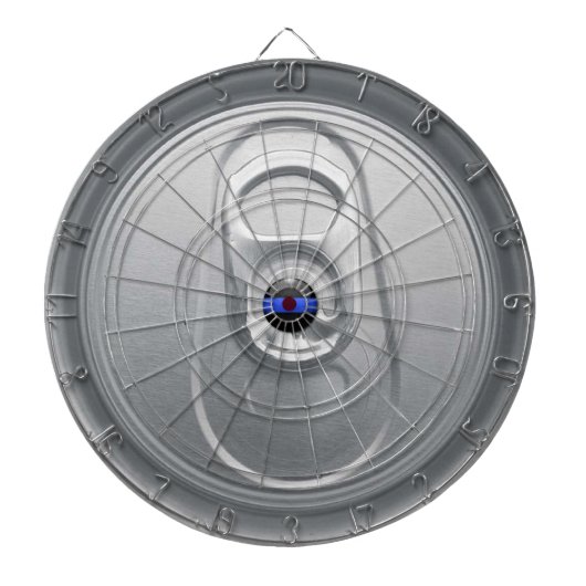 Dünne Blue Line-Bier-Dose Dartscheibe (vorne)