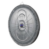 Dünne Blue Line-Bier-Dose Dartscheibe (Vorderseite rechts)