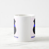 Dünne Blue Line Kaffeetasse (Mittel)
