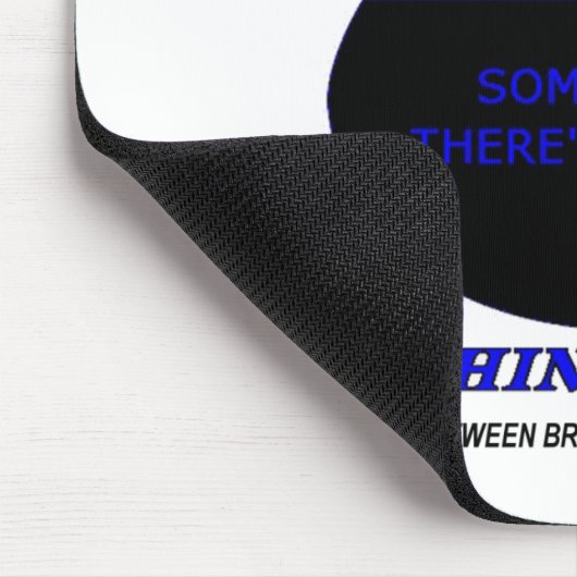 Dünne Blue Line Mousepad (Ecke)