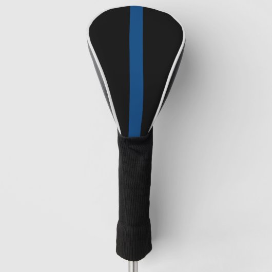 Dünne Blue Line-Polizeibeamte-Golf-Kopf-Abdeckung Golf Headcover (Vorderseite)