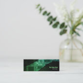 Dünne Computer-Chip-Visitenkarten Mini Visitenkarte (Stehend Vorderseite)