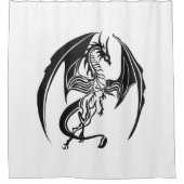 Dünne Drachen... Duschvorhang (Vorderseite)