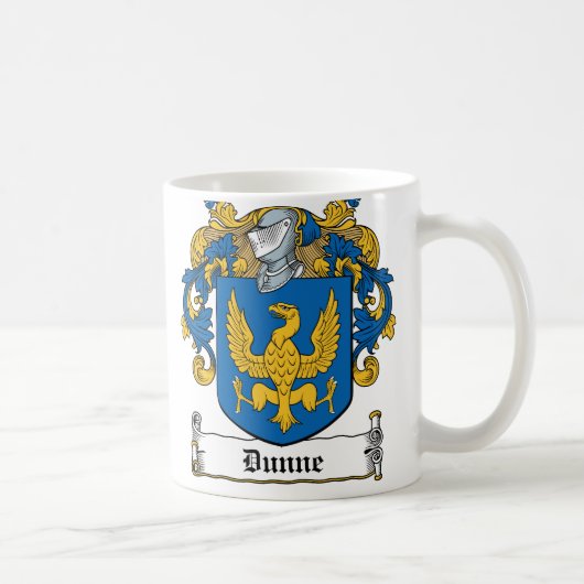 Dunne Familienwappen Kaffeetasse (Rechts)