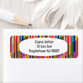 Dünne farbige Streifen (Insitu)