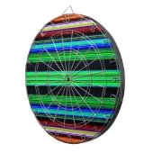 Dünne farbige Streifen - 1 Dartscheibe (Vorderseite rechts)