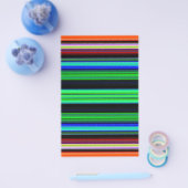 Dünne farbige Streifen - 1 Flyer (Einzeln)