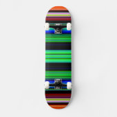Dünne farbige Streifen - 1 Skateboard (Vorderseite)