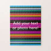 Dünne farbige Streifen - 2 Puzzle (Vertikal)