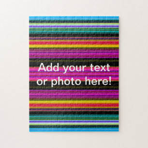 Dünne farbige Streifen - 2 Puzzle