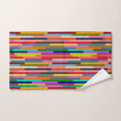 Dünne farbige Streifen Badhandtuch Set (Handtuch)