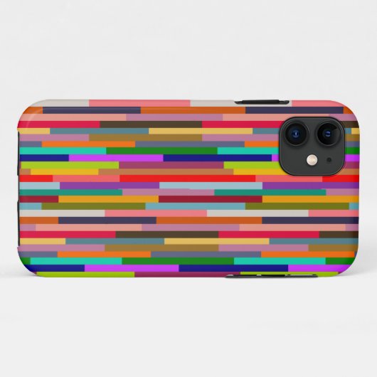 Dünne farbige Streifen Case-Mate iPhone Hülle (Rückseite (Horizontal))