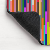 Dünne farbige Streifen Mousepad (Ecke)