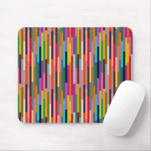 Dünne farbige Streifen Mousepad