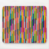 Dünne farbige Streifen Mousepad (Vorne)