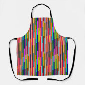 Dünne farbige Streifen Schürze (Vorderseite)