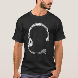 Dünne Gelbe Linie Emergency Police Gold Dispatcher T-Shirt