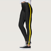 Dünne gelbe Linie Leggings (Links)