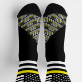 Dünne gelbe Socken, amerikanische Flagge, Notfall Socken (Oben)