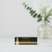 Dünne Gesetzeskarte Mini Visitenkarte (Stehend Vorderseite)