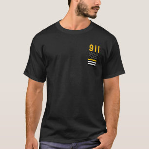 Dünne Goldene Linie (Vereinigte Staaten) T-Shirt
