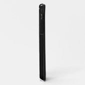 Dünne graue Linie Korrekturoffizier-Flagge Case-Mate iPhone Hülle (Hinten/Links)