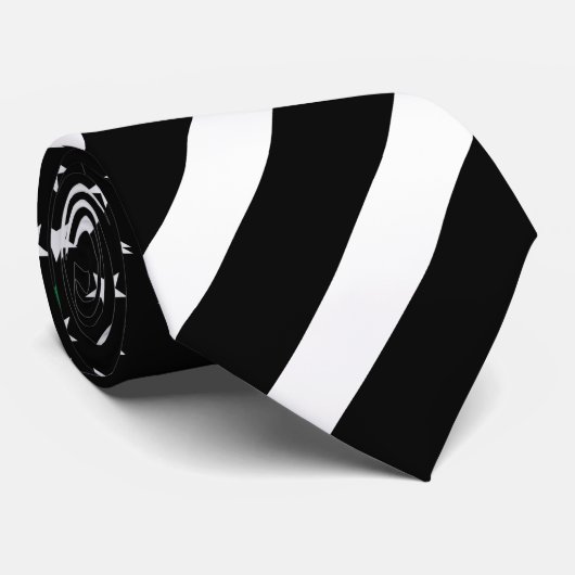 Dünne Grenze-MilitärFlagge-Monogramm Krawatte (Gerollt)