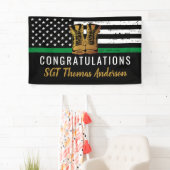 Dünne grüne Linie Militärruhestandsregelung für di Banner (Insitu)