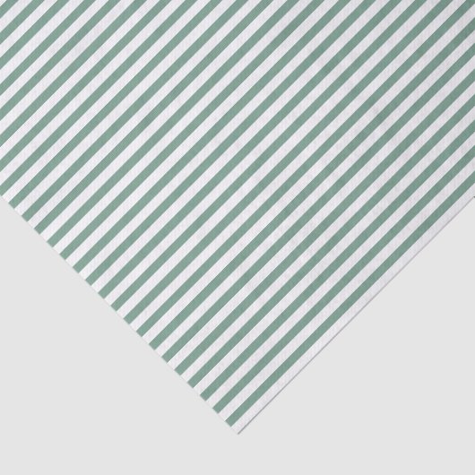Dünne, grüne und weiße Streifen - Gewebepapier Seidenpapier (Ausschnitt)