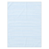Dünne hellblaue Streifen Tischdecke (Vorderseite)
