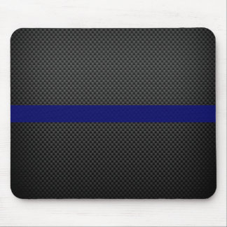 Dünne kundenspezifische Kohlenstoff-Faser Blue Mousepad