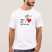 dünne Mädchenbedarfs-Liebe auch! T-Shirt (Vorderseite)