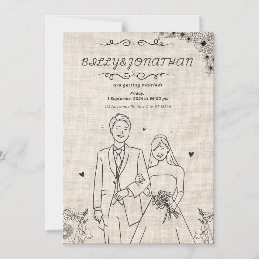 Dünne Magnetkarte Magneteinladung (Vorderseite)