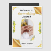 Dünne Magnetkarte Magneteinladung (Vorne/Hinten)