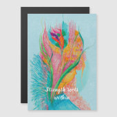 Dünne Magnetkarte mit Friedlicher Angel Art Magneteinladung (Vorne/Hinten)