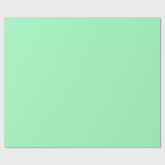 Dünne Meeresschaum (feste Farbe)  Geschenkpapier (Flach)