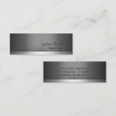 Dünne MetallChirurg-Visitenkarte Mini Visitenkarte (Vorne/Hinten)