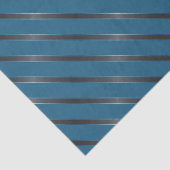 Dünne, metallische Diagonalstreifen Seidenpapier (Ausschnitt)