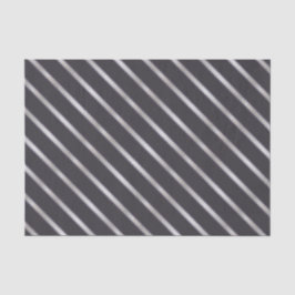 Dünne, metallische Diagonalstreifen Seidenpapier