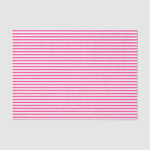 Dünne, rosa und weiße Streifen - Gewebepapier Seidenpapier