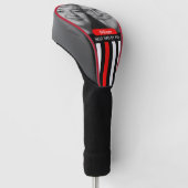 Dünne rote Linie, Bester Vater, Foto, Monogramm, F Golf Headcover (angewinkelt)