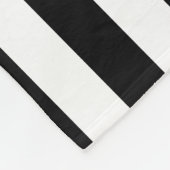 Dünne rote Linie Feuerwehrmann-Flaggen-Monogramm Fleecedecke (Ecke)