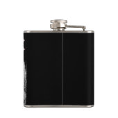 Dünne rote Linie Flachmann (Rückseite)